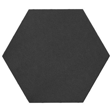 Zeskant - Soft Comfort - 60/52,5x30x4 cm - Nero