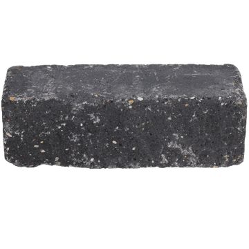 Getrommeld - Catrock - 31x11,5x10 cm - Nero