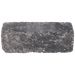 Getrommeld - Catrock - 31x11,5x10 cm - Grijs/Zwart