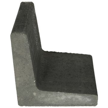 L-element - 40x40x40 cm - Antraciet
