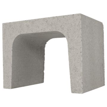 U-element - 40x40x50 cm - Grijs