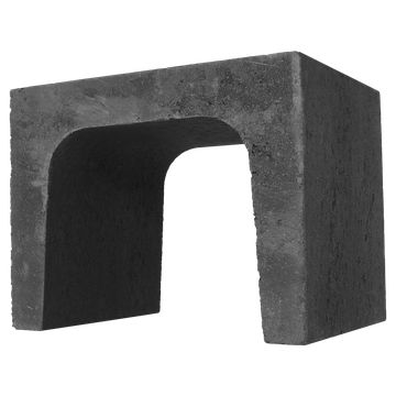 U-element - 40x40x50 cm - Antraciet