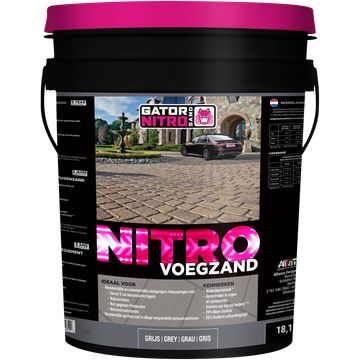 Voegmortel - Gator - Nitro Sand - Grijs - 18,14 kg per emmer
