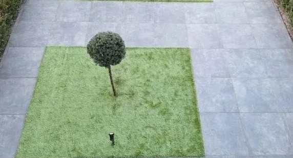 Welke tuintegels worden niet snel groen?