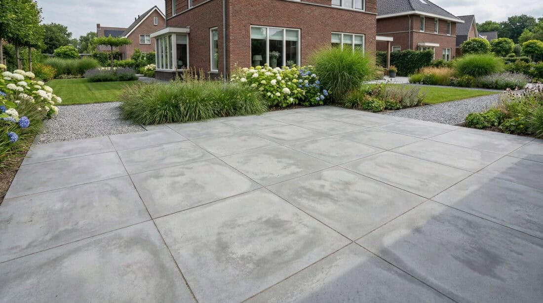 Hoe zwaar zijn betontegels?