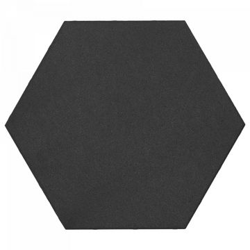 Zeskant - Soft Comfort - 60/52,5x30x4 cm - Nero