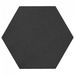 Zeskant - Soft Comfort - 60/52,5x30x4 cm - Nero