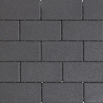 Betonstraatsteen - Design brick - mini facet komo - 8 cm - Black