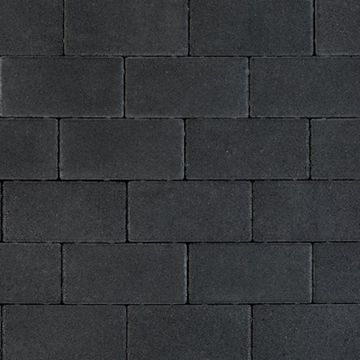 Patio TOP - betonstraatsteen - mini facet komo - 6 cm - Black