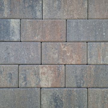 Patio TOP - betonstraatsteen - mini facet komo - 6 cm - Tricolore 