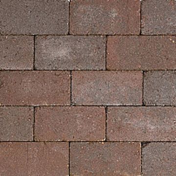 Getrommelde betonstraatsteen - Stonique - 21x10,5x6 cm - Groningerbruin