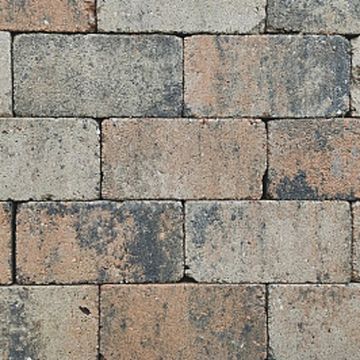 Getrommelde betonstraatsteen - Stonique - 21x10,5x6 cm - Musselkalk