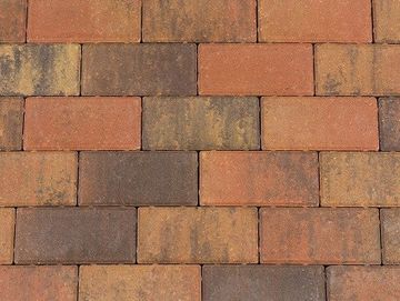 Betonklinker - 6 cm - komo - Oud Bruin