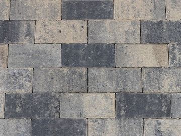 Betonklinker - 6 cm - komo - Grijs/Zwart