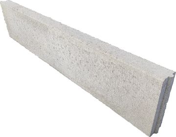 Betonband - 6x20x100 cm - Grijs