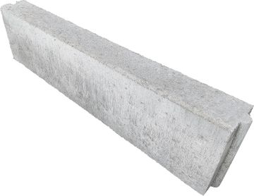 Betonband - 12x25x100 cm - Grijs