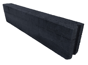 Betonband - 12x25x100 cm - Antraciet