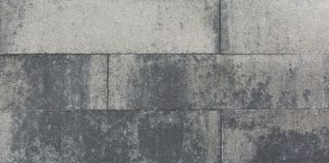 Muurblok - Linea - 15x15x60 cm - Grijs/Zwart
